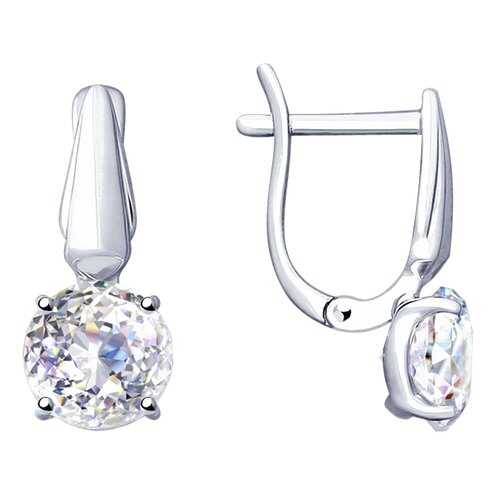 Серьги SOKOLOV из серебра со Swarovski Zirconia 89020110 в Savage