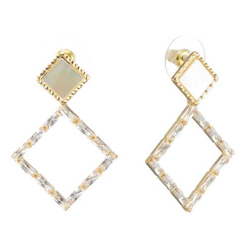 Серьги Corona Style B005E1129080 золотистые в Savage