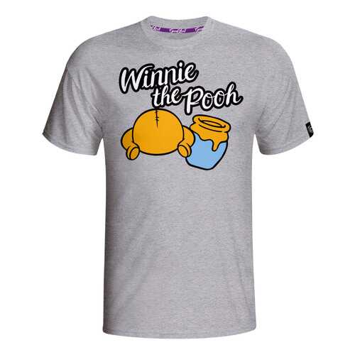 Футболка мужская Good Loot Winnie The Pooh серая XS в Savage