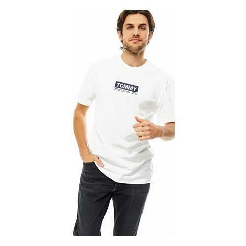 Футболка мужская Tommy Jeans DM0DM08364 YBR белая XXL в Savage