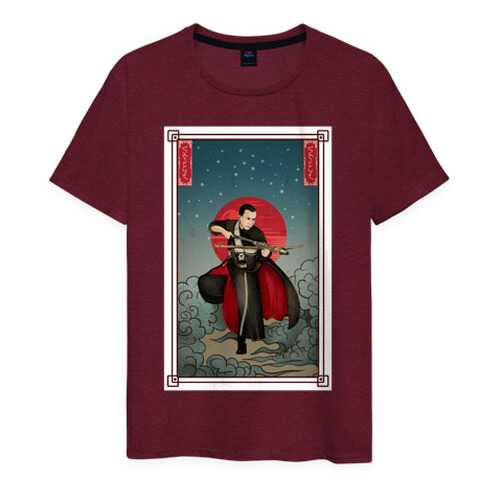 Футболка мужская ВсеМайки 1825817 бордовая XXL в Savage