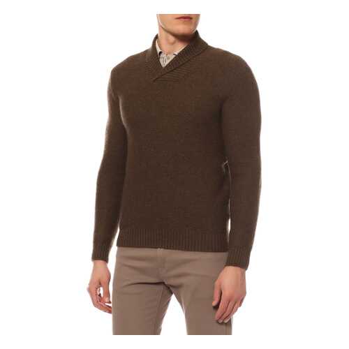 Поло мужское Mir cashmere YML16-008 коричневое M в Savage